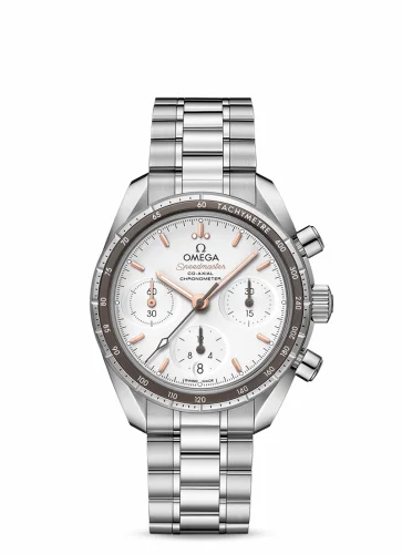 Omega Speedmaster Co-Axial 38 Stainless Steel / Silver / Bracelet 324.30.38.50.02.001 (32430385002001)